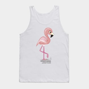 American Flamingo Bird Tank Top